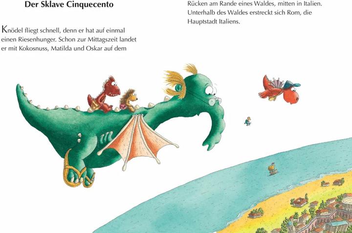 Produktbild Der kleine Drache Kokosnuss bei den Römern (Deutsch, Ingo Siegner, 2019)