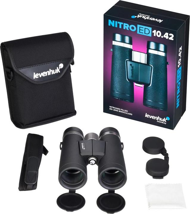 Actual product image Levenhuk Nitro ED 10x42 binoculars (10 x, 42 mm)