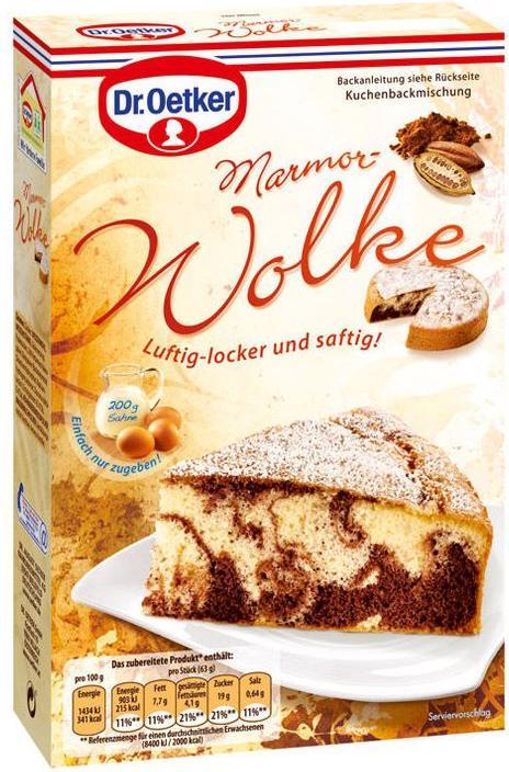 Produktbild Dr. Oetker Marmor-Wolke (455 g)