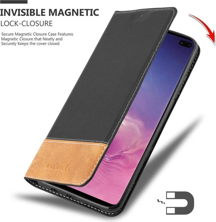 Image du produit Cadorabo Étui X-Wallet en simili cuir (Samsung Galaxy S10+)