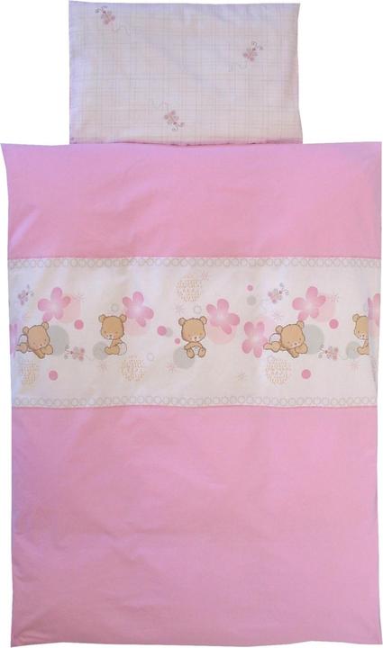 Actual product image Kuli-Muli Bedding Baby Bear pink 100/135 (100 x 135 cm, 40 x 60 cm)