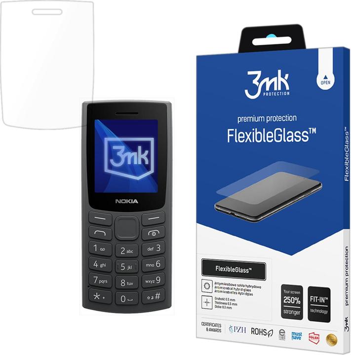 Actual product image 3MK Hybrid glass FlexibleGlass for Nokia 105 (2023) (Nokia 105 (2023))