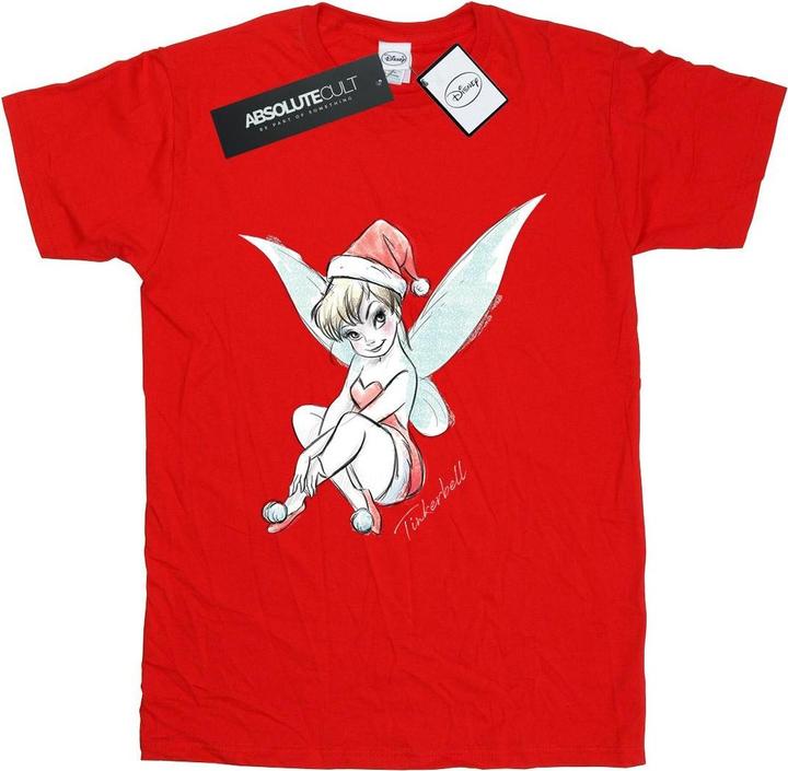 Immagine prodotto Disney Tinkerbell Christmas Fairy Maglietta Ampia Donna (M)