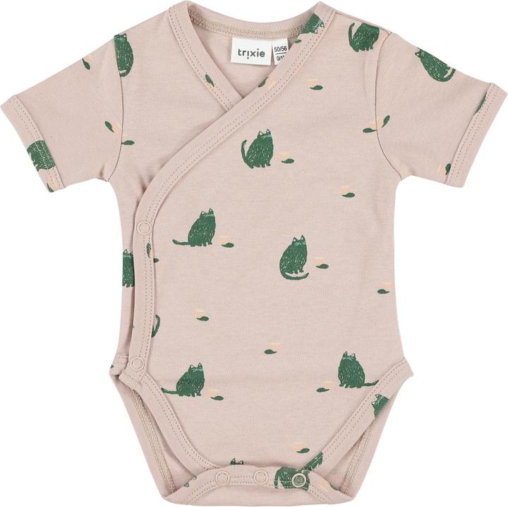 Produktbild Trixie Baby Baby Wickelbody Bio-Baumwolle, kurzarm, Cuddly Cat (62)