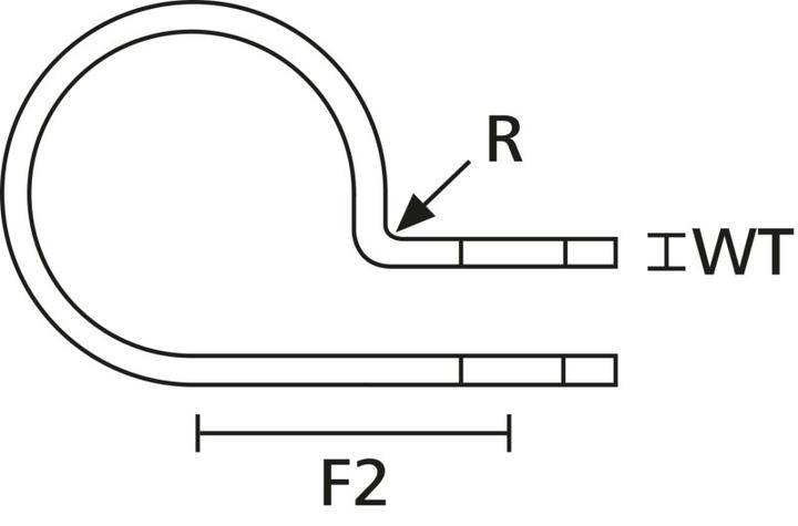 Image du produit HellermannTyton Clip Serre-Cable H