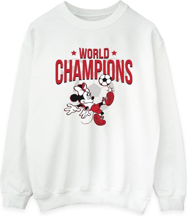 Actual product image Disney Womens/Ladies Minnie Mouse World Champions Sweatshirt (XL)
