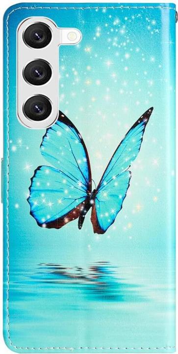 Image du produit Cover-Discount Etui en cuir Papillon bleu (Samsung Galaxy S24+)