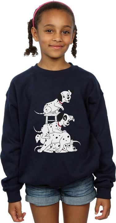 Actual product image Disney Girls 101 Dalmatians Chair Sweatshirt (140, 146)