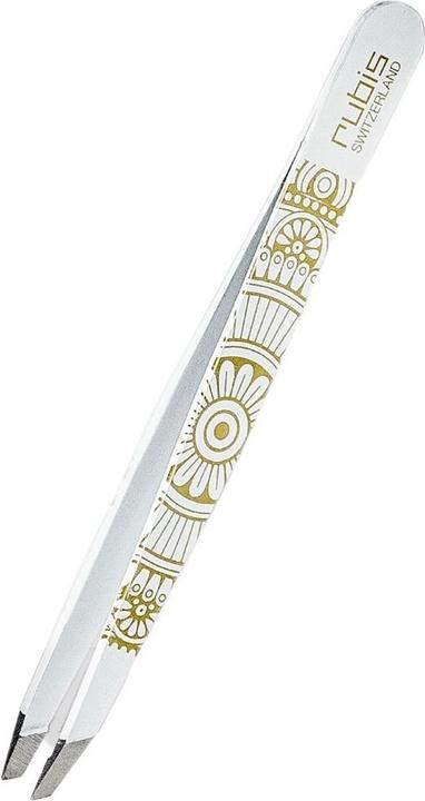 Produktbild Rubis Pinzette schräg, Mandala Sonne gold