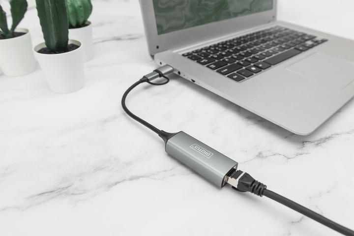 Actual product image Digitus DN-3028 (USB-C, USB, RJ45 2.5 Gigabit Ethernet (1x))