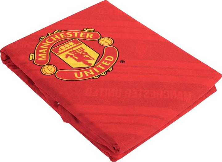 Actual product image Manchester United FC Core Stripe Duvet Cover Set