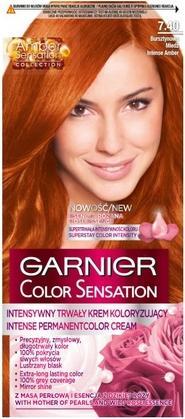Garnier Color Sensation farba do włosów 7.40 Bursztynowa Miedź 110ml (7.40 Amber Copper)
