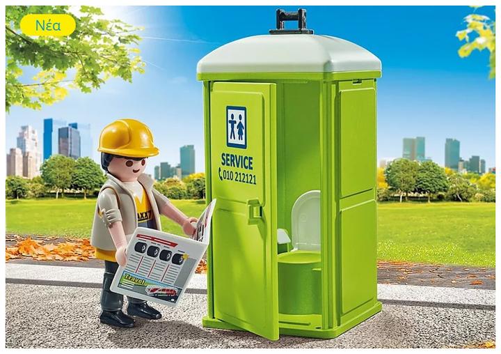 Image du produit Playmobil 71435 Toilettes mobiles (71435, Playmobil City Action)