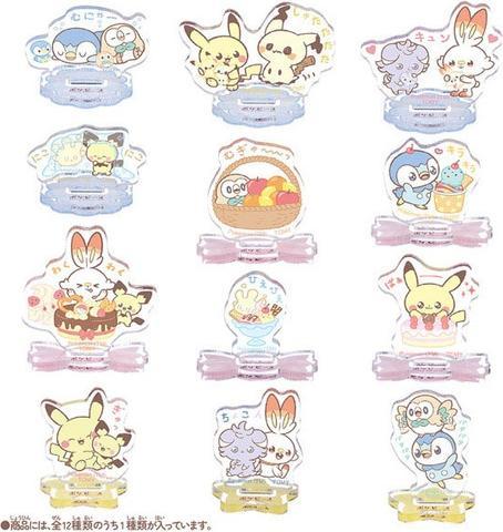 Actual product image Pokémon PokePeace Chokon To Mini Acrylic Stand - Peaceful Living
