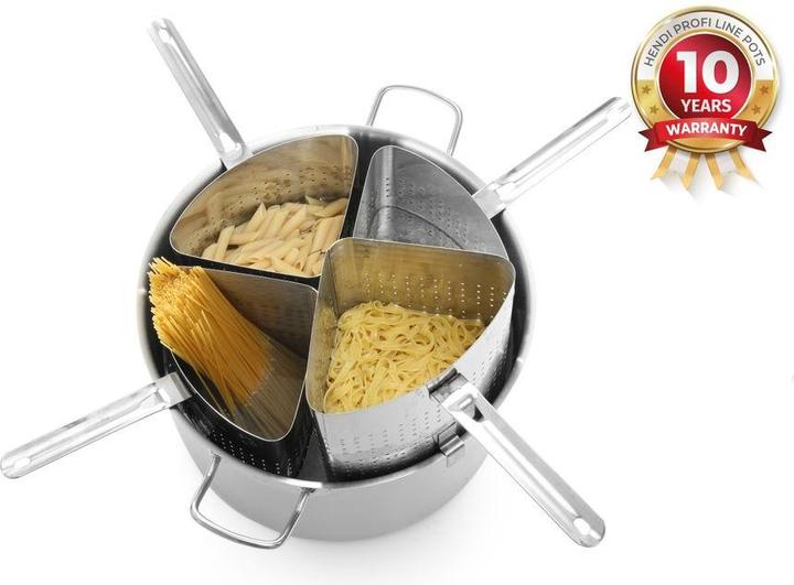 Immagine prodotto Hendi Inserto per pasta in acciaio inox 1,5 l 160x230 mm Profi Line (16 cm, Acciaio inossidabile)