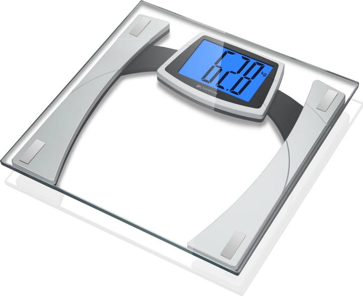 Image du produit Champion Pèse-personne XL écran verre PV210 argent/noir (180 kg)