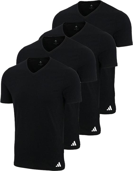 Produktbild adidas 4er Pack Active Flex Cotton Unterhemd / Shirt Kurzarm (M)