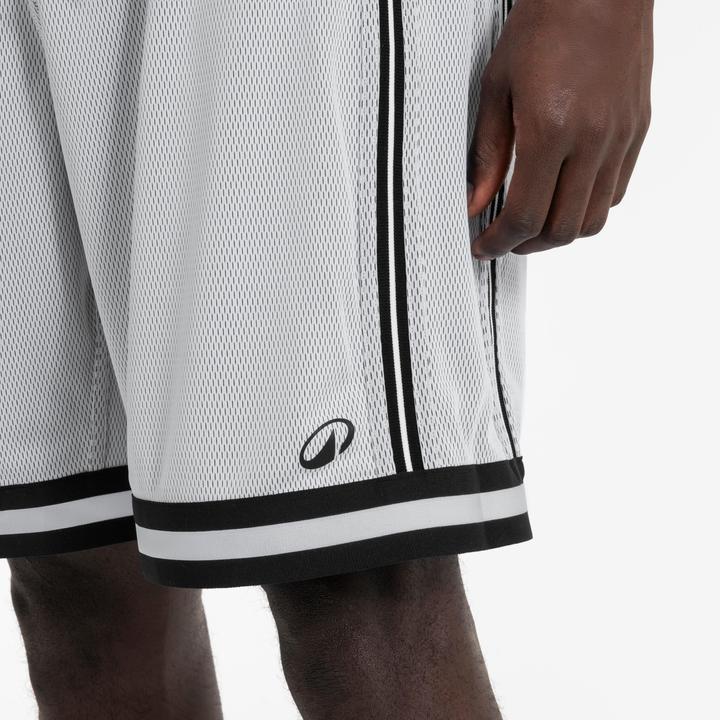 Produktbild Kipsta Damen/Herren Basketball Shorts wendbar leicht - SHR 500 schwarz-weiss (L)