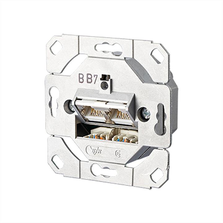 Produktbild Metz Connect E-DAT C6 8/8(8) UP0 - Anschlussdose, Unterputz