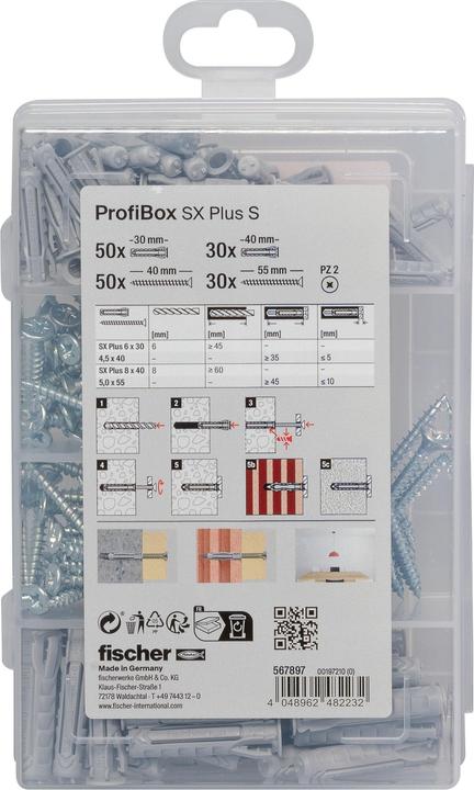 Produktbild Fischer Meister-Box SX Plus + S (160) NV (80 Stk.)