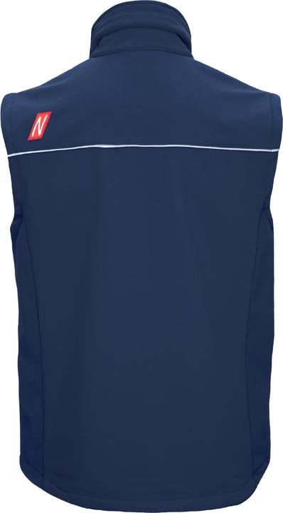 Image du produit Nitras MOTION TEX LIGHT, gilet softshell, bleu marine (code couleur : 2100), 310 g/m2, agréable à porter (5XL)