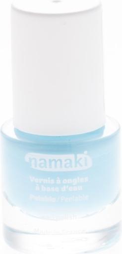 Actual product image Namaki Set 3 Water-Based Peelable Nail Polishes Frosted Blue Pale Pink Blue Silver with Free Nail Fi (Frosted Blue Pale Pink - Blue Silver, Gel-Effect Nail Polish)