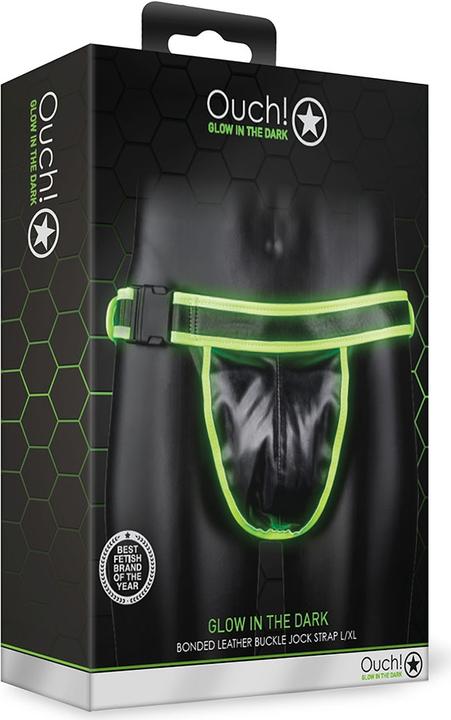 Image du produit Ouch! Buckle Jock Strap - GitD/Black - L/XL (XL)