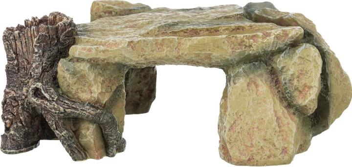 Image du produit Trixie Plateau rocheux avec tronc d'arbre