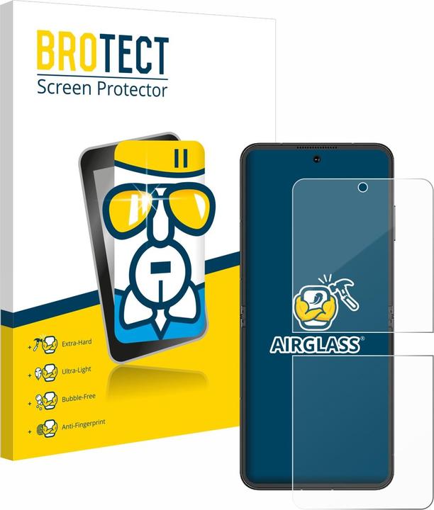 Actual product image BROTECT AirGlass Glass (1 Piece, Samsung Galaxy Z Flip 5G)