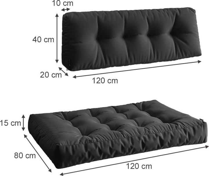 Actual product image Vicco Ohio (120 x 15 x 80 cm)