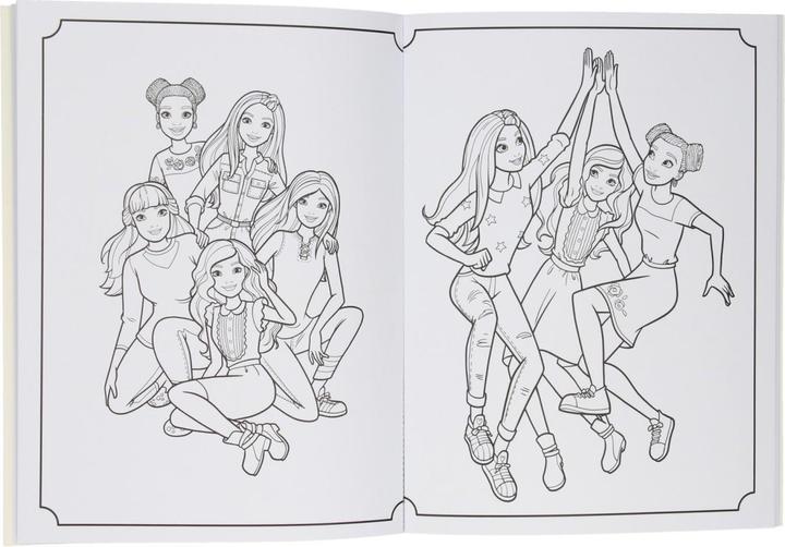 Image du produit Super Color Livre à colorier Barbie avec crayons