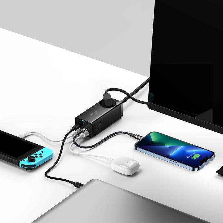Actual product image Baseus GaN3 Pro Desktop Powerstrip (65 W)