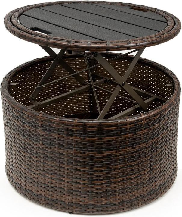 Image du produit Casaria Salon de jardin en poly rotin