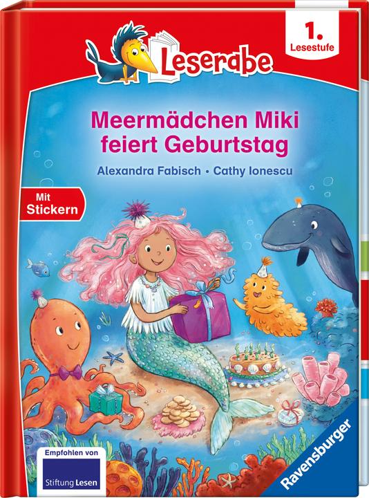 Produktbild Ravensburger Leserabe - 1. Lesestufe: Meermädchen Miki feiert Geburtstag (Deutsch, Alexandra Fabisch, Cathy Ionescu, 2024)