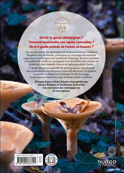 Immagine prodotto A la découverte des champignons : sachez les reconnaître (Francese, Balzeau Karine, Eyssartier Guillaume, 2024)