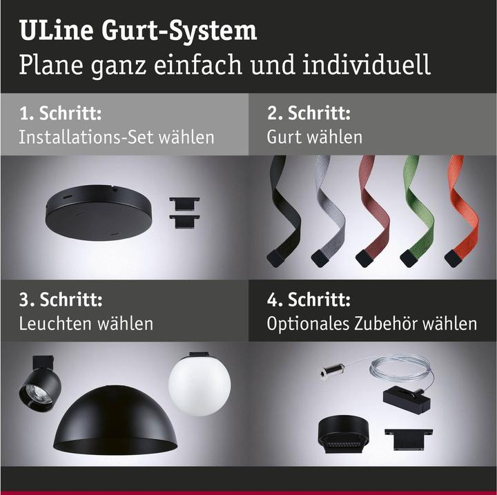 Actual product image Paulmann Gurt-System ULine Gurt Halter