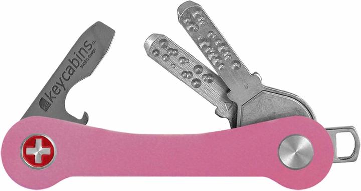 Keycabins Schlüsselorganisator KCAS1.2 Aluminium S1 pink