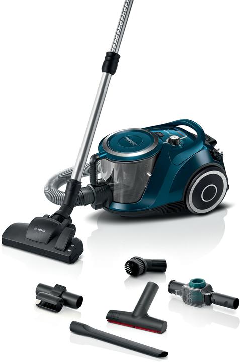 Produktbild Bosch Hausgeräte Serie 6, Beutelloser Staubsauger, ProFamily, Blau, BGC41XFMLY