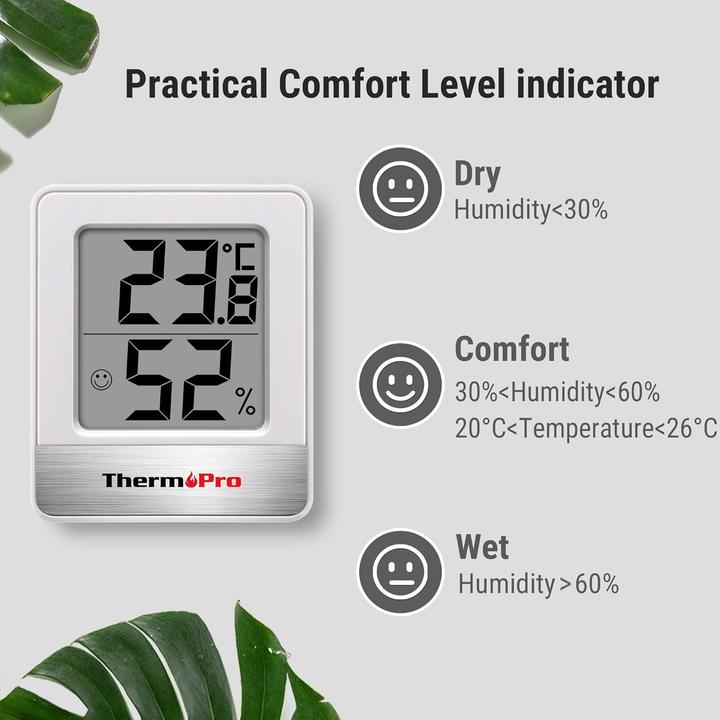 Produktbild ThermoPro 4er-Set Raumthermometer TP49W-4