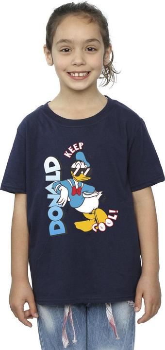 Actual product image Disney Girls Donald Duck Cool Cotton T-Shirt (104)