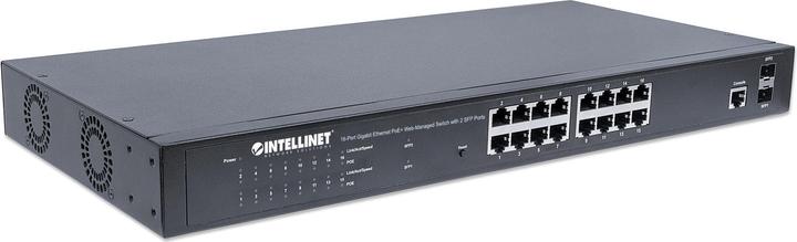 Produktbild Intellinet IC Intracom INT Switch 16Port Gigabit Ethernet PoE WebManaged (16 Ports)