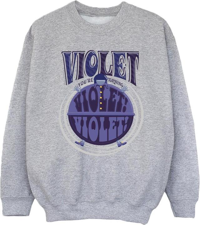 Willy Wonka & the Chocolate Factory Violet Turning Violet Sweatshirt Mädchen