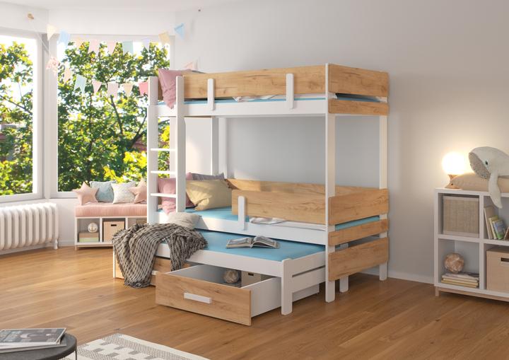 Image du produit ADRK Furniture Tripler les lits superposés ETAPO 200x90 (200cm x 90cm)