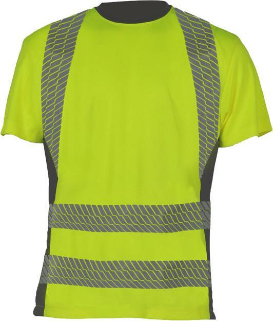 Image du produit Korntex T-shirt Hi-Vis Recycled Jaune - Gris, taille S (XS, S)