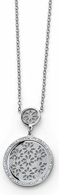 Produktbild Oliver Weber Collection Oliver Weber - Charming steel necklace with cubic zirconia Ukulan Magic Blossoms 12321