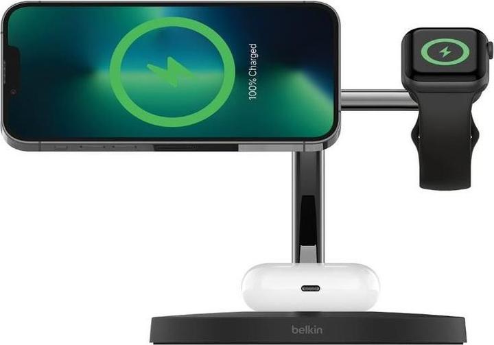 Image du produit Belkin BoostCharge Pro 3-in-1 Ladegerät mit MagSafe (15 W)