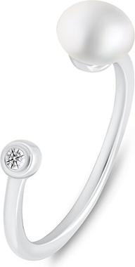 Produktbild Brilio Silver - Delicate silver ring with real pearl RI103W - Circuit: 55 mm (55)