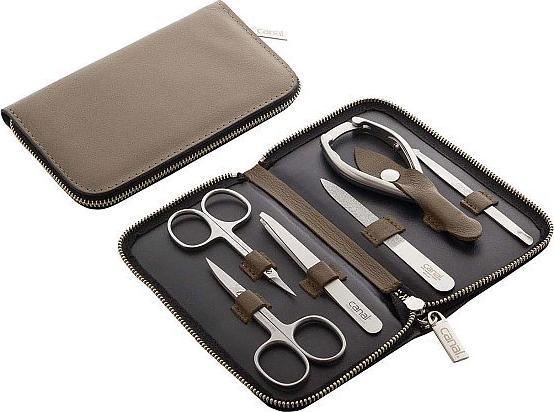 Canal instrumente Split leather zip case (beige) 5375