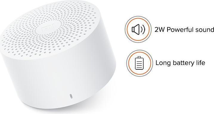 Immagine prodotto Xiaomi Altoparlante Bluetooth compatto 2 (6 h, Batteria ricaricabile)