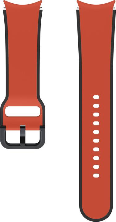Samsung Sportarmband Two-tone Sport Band Brick Red (20 mm, Fluorelastomer, Galaxy Watch 4, Galaxy Watch 4 Classic, Galaxy Watch 5 Pro)